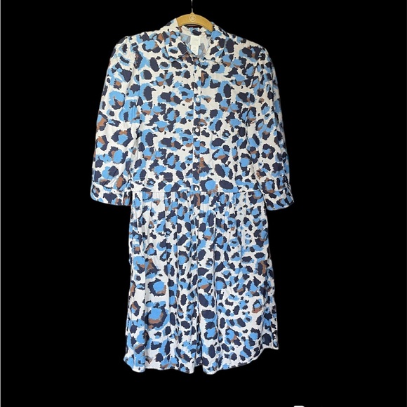 H&M size 6 dress, drop waist button front - Picture 1 of 4